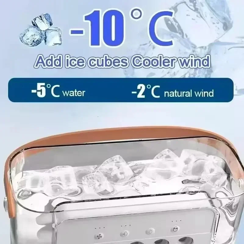 Portable 500mL Air Cooler & Humidifier