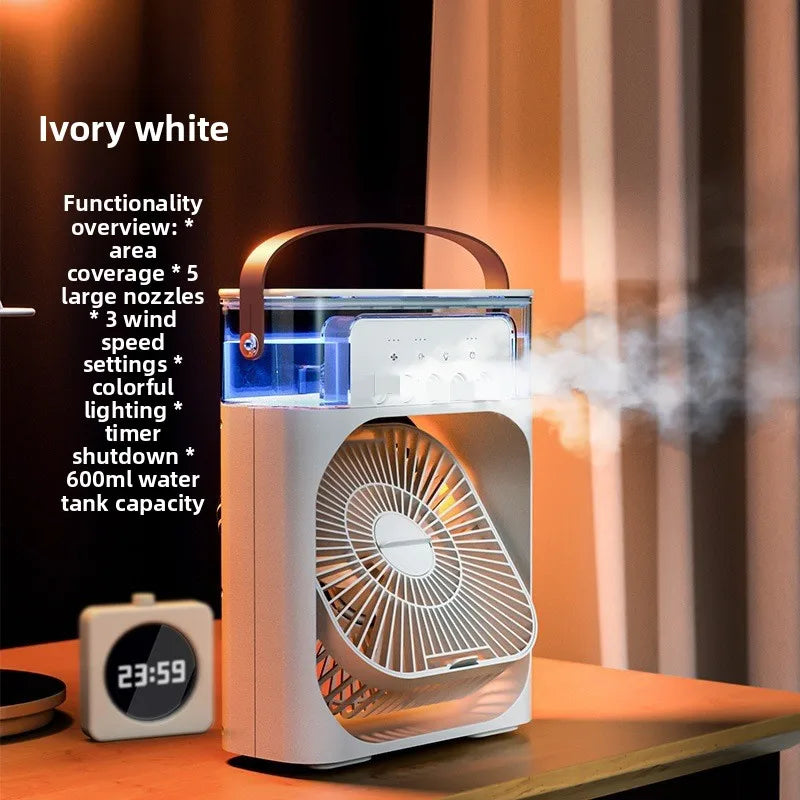 Portable 500mL Air Cooler & Humidifier