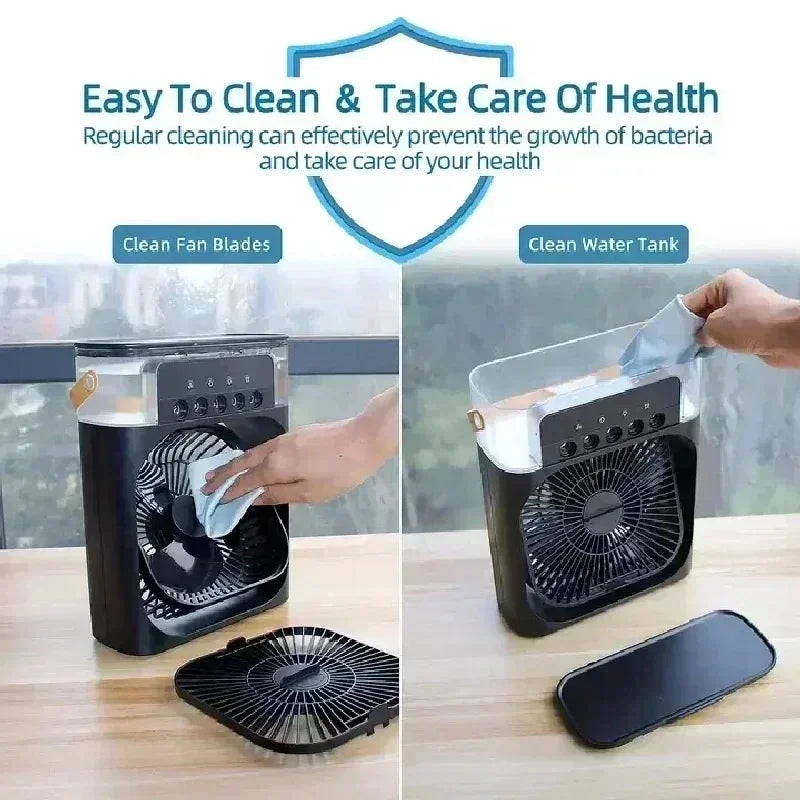 Portable 500mL Air Cooler & Humidifier